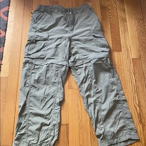 Columbia convertible shorts zip pants Small